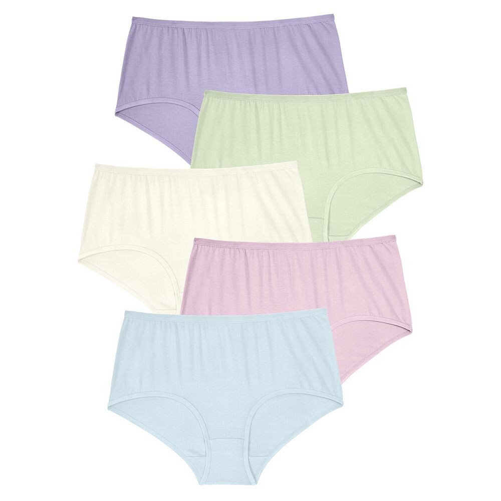 Женские трусы из эластичного хлопка Comfort Choice больших размеров, 5 шт., цвет Pastel
Женские трусы из эластичного хлопка Comfort Choice больших размеров, 5 шт., цвет Pastel