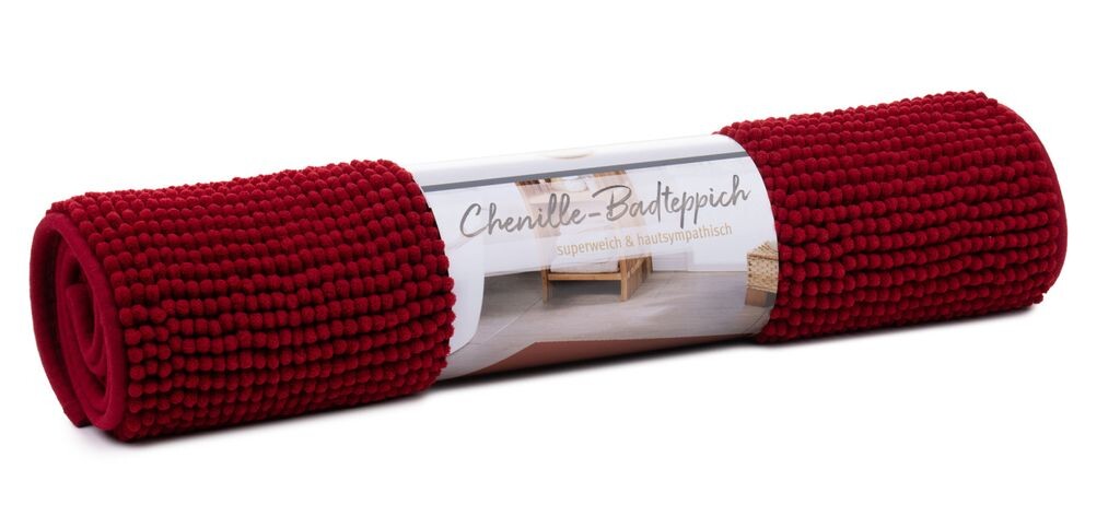 GÖZZE Коврик для ванной Chenille 60x100 см коврик для ванной противоскользящее покрытие бордовый W.F.Gözze
GÖZZE Коврик для ванной Chenille 60x100 см коврик для ванной противоскользящее покрытие бордовый W.F.Gözze
