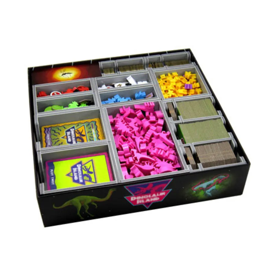 Вставка для острова динозавров, Inserts and Organizers A-F (Folded Space)
Вставка для острова динозавров, Inserts and Organizers A-F (Folded Space)