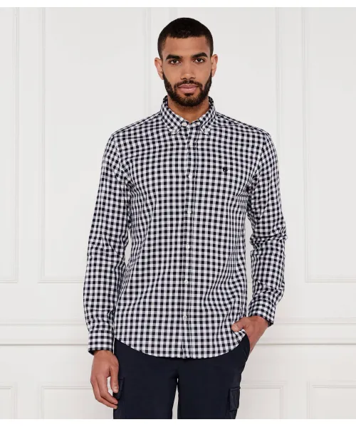 Рубашка H-roan-bd-e-c1-253 Slim fit Boss, синий 
Рубашка H-roan-bd-e-c1-253 Slim fit Boss, синий