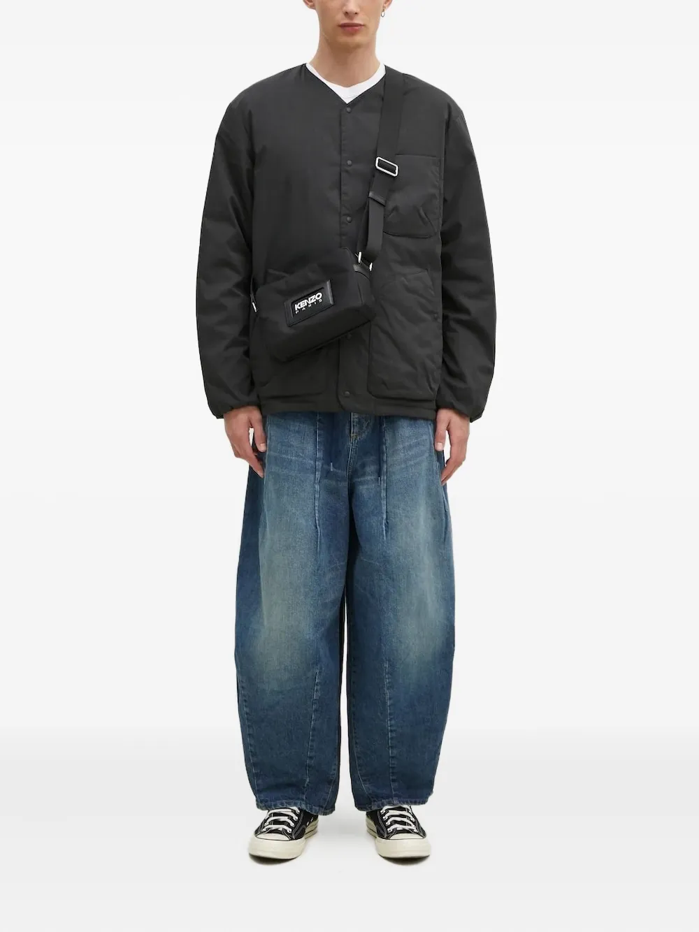 Пуховик с накладными карманами NANGA, черный
Пуховик с накладными карманами NANGA, черный