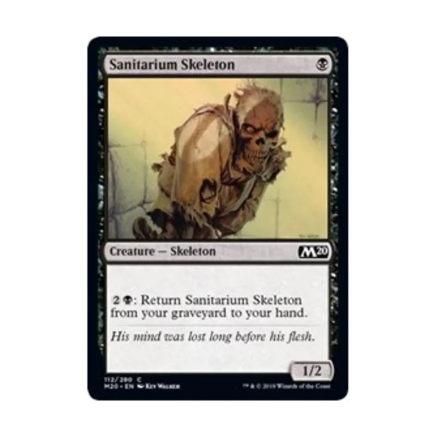 CCG Скелет из санатория (С), MTG - Core Set 2020
CCG Скелет из санатория (С), MTG - Core Set 2020