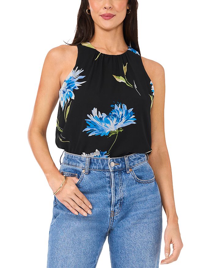 Блузка с высоким воротом и сборками VINCE CAMUTO, черный
Блузка с высоким воротом и сборками VINCE CAMUTO, черный