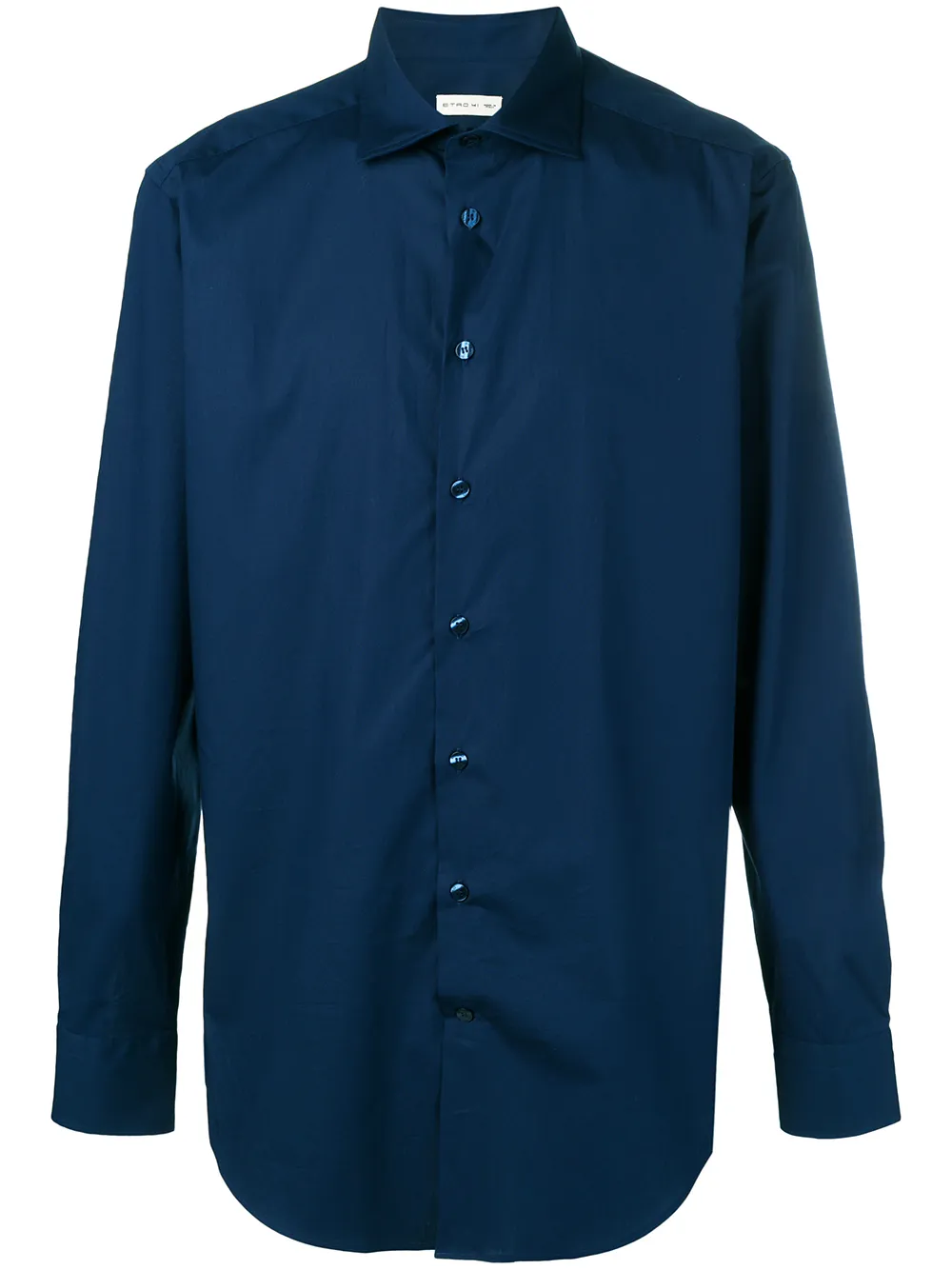 Однотонная рубашка ETRO, синий 
Однотонная рубашка ETRO, синий