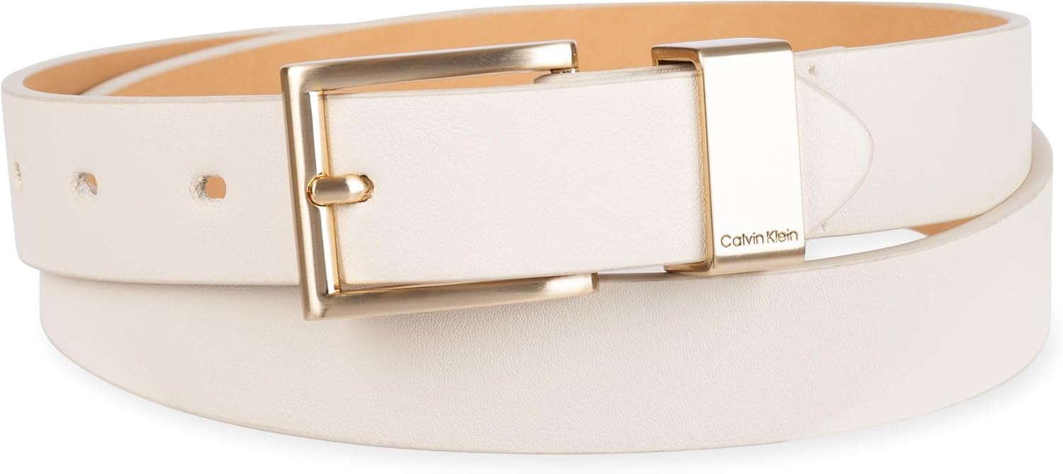 Женский ремень Calvin Klein с металлической петлей, 1 дюйм, модный, для брюк, джинсов и платьев, Bone
Женский ремень Calvin Klein с металлической петлей, 1 дюйм, модный, для брюк, джинсов и платьев, Bone