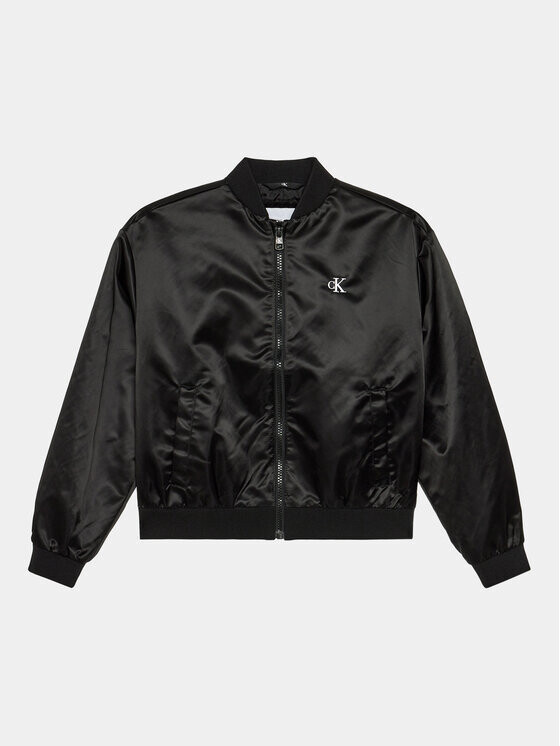 Бомбер стандартного кроя Calvin Klein, черный
Бомбер стандартного кроя Calvin Klein, черный