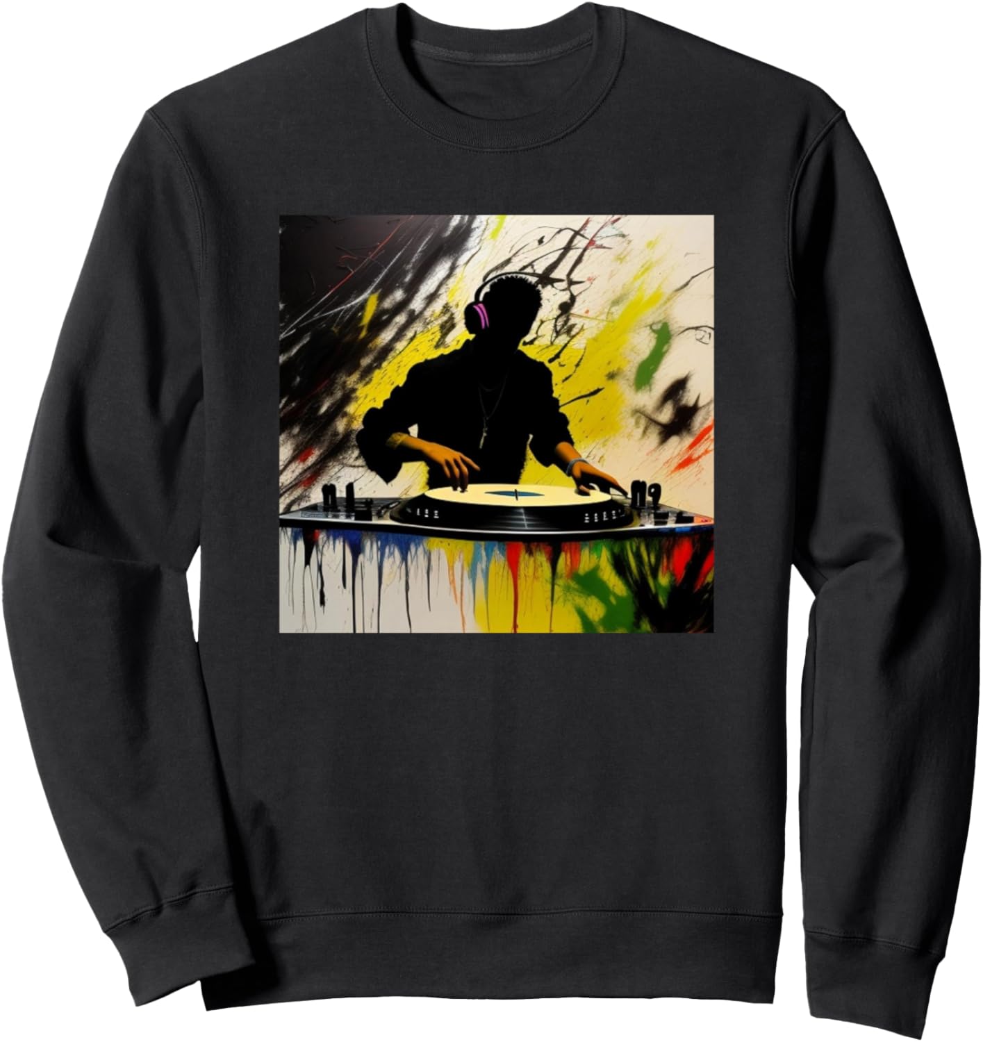 Толстовка с изображением красочного силуэта диджея и проигрывателя Dj Turntable Discjockey Men Women Kids Boys - Gift, черный
Толстовка с изображением красочного силуэта диджея и проигрывателя Dj Turntable Discjockey Men Women Kids Boys - Gift, черный