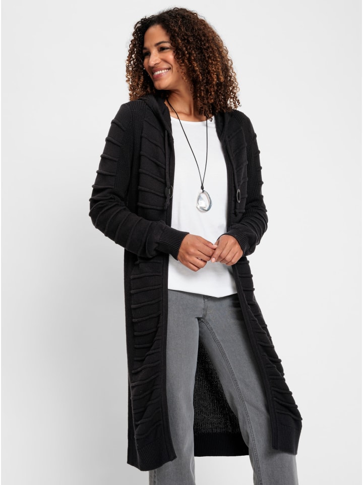 Длинный кардиган черного цвета WITT WEIDEN
Длинный кардиган черного цвета WITT WEIDEN