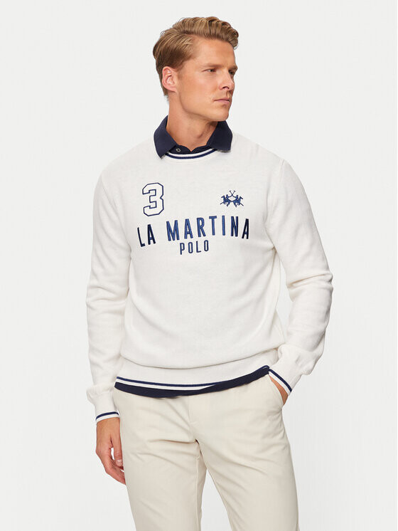Свитер обычного кроя La Martina, экрю
Свитер обычного кроя La Martina, экрю
