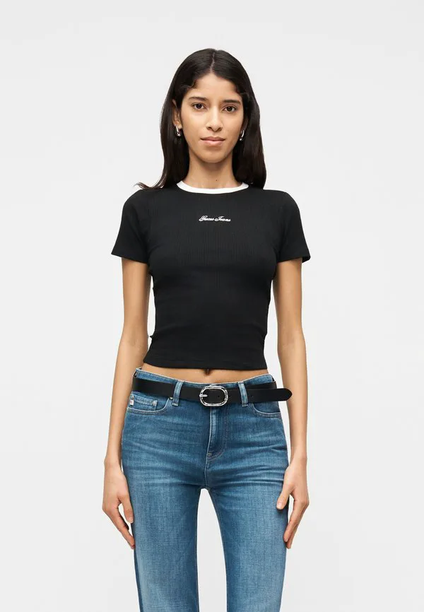 Футболка с контрастной отделкой, базовая футболка Guess Jeans, Jet Black, Черный, Футболка с контрастной отделкой, базовая футболка Guess Jeans, Jet Black
Футболка с контрастной отделкой, базовая футболка Guess Jeans, Jet Black, Черный, Футболка с контрастной отделкой, базовая футболка Guess Jeans, Jet Black
