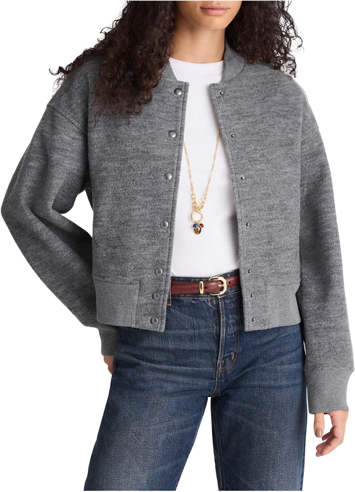 Женская куртка-бомбер Coho Zip Madewell, Heather Charcoal
Женская куртка-бомбер Coho Zip Madewell, Heather Charcoal