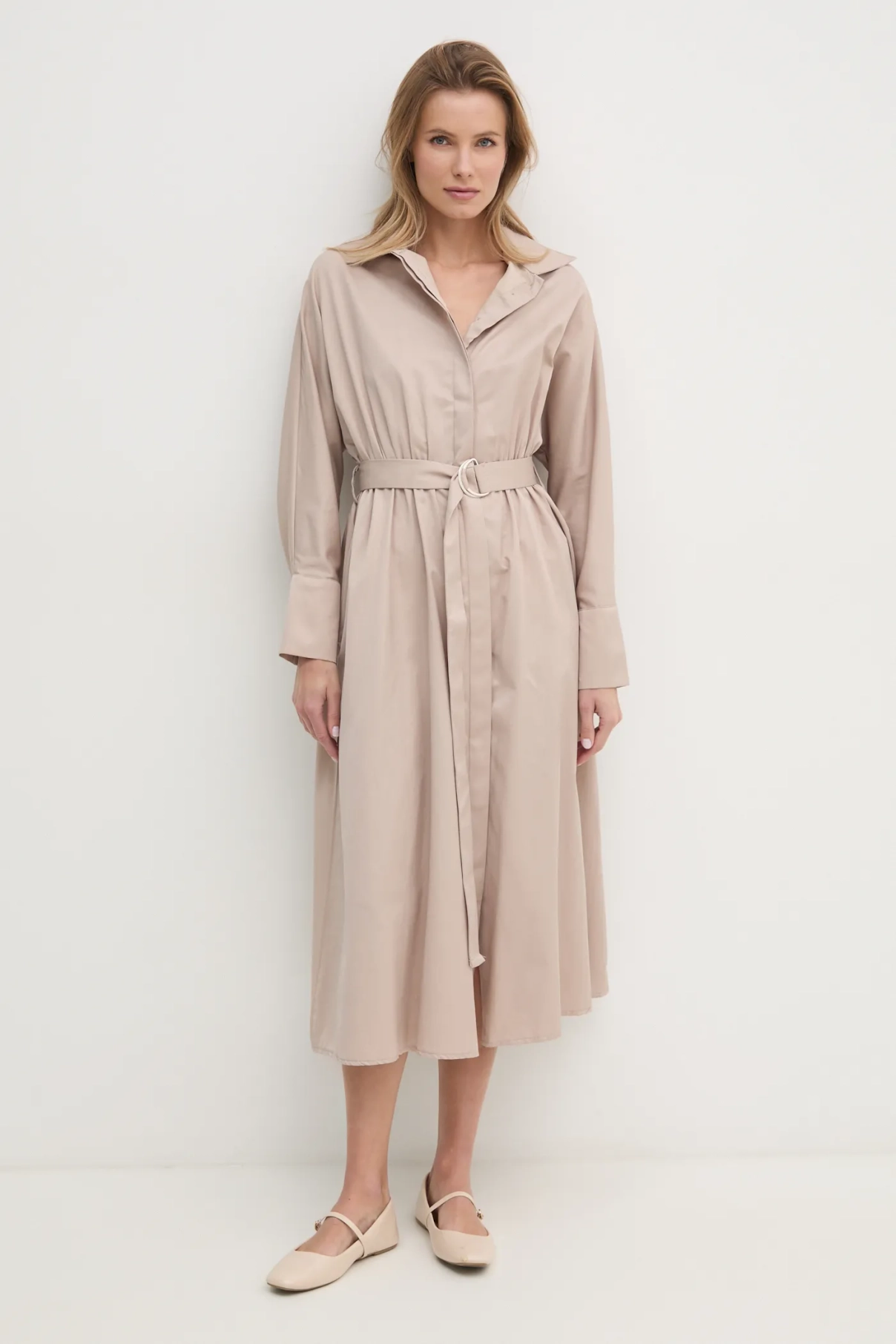 Хлопковое платье Answear Lab, бежевый
Хлопковое платье Answear Lab, бежевый