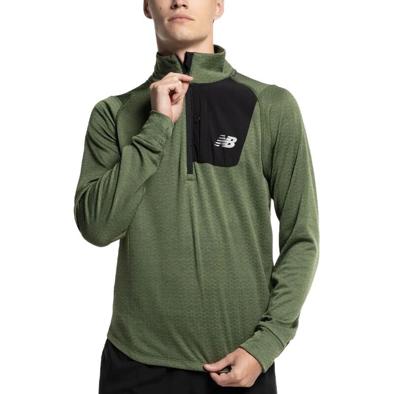 Футболка с застежкой-молнией на половину длины унисекс оливково-зеленого цвета New Balance, оливково-зеленый
Футболка с застежкой-молнией на половину длины унисекс оливково-зеленого цвета New Balance, оливково-зеленый