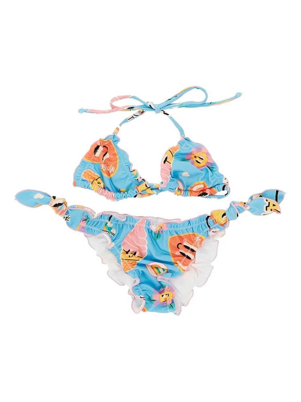 Бикини с оборками и принтом мороженого mousse dans la bouche, синий
Бикини с оборками и принтом мороженого mousse dans la bouche, синий