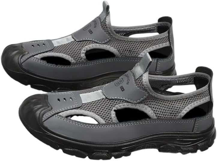 Мужские повседневные сандалии большого размера с дышащей тканью - противоскользящая и износостойкая подошва, мягкий верх Clolinde, серый
Мужские повседневные сандалии большого размера с дышащей тканью - противоскользящая и износостойкая подошва, мягкий верх Clolinde, серый