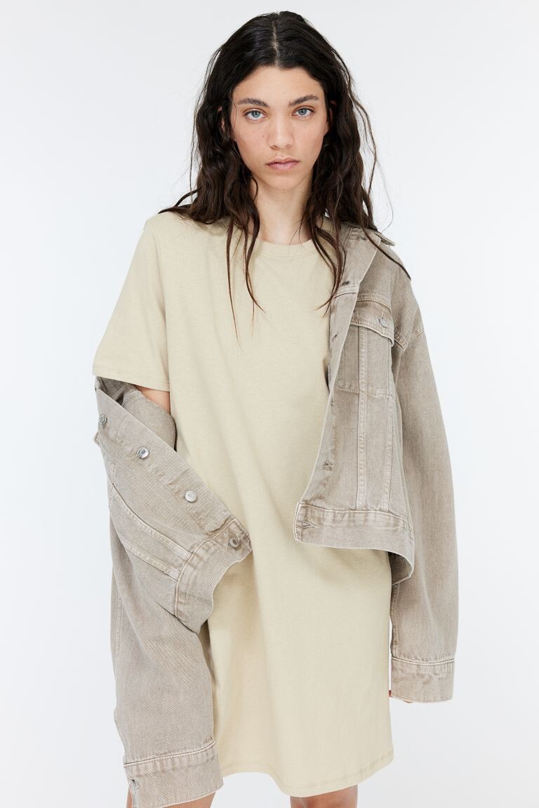 Платье-Майка с подплечниками H&M, бежевый
Платье-Майка с подплечниками H&M, бежевый