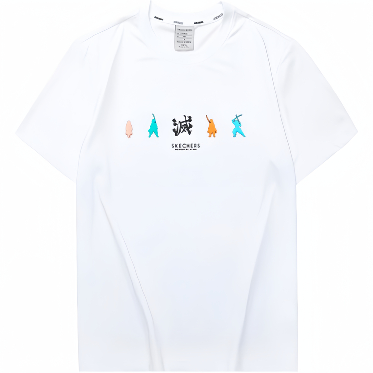 Футболка Devil's Blade Co серии Unisex белая Skechers 
Футболка Devil's Blade Co серии Unisex белая Skechers