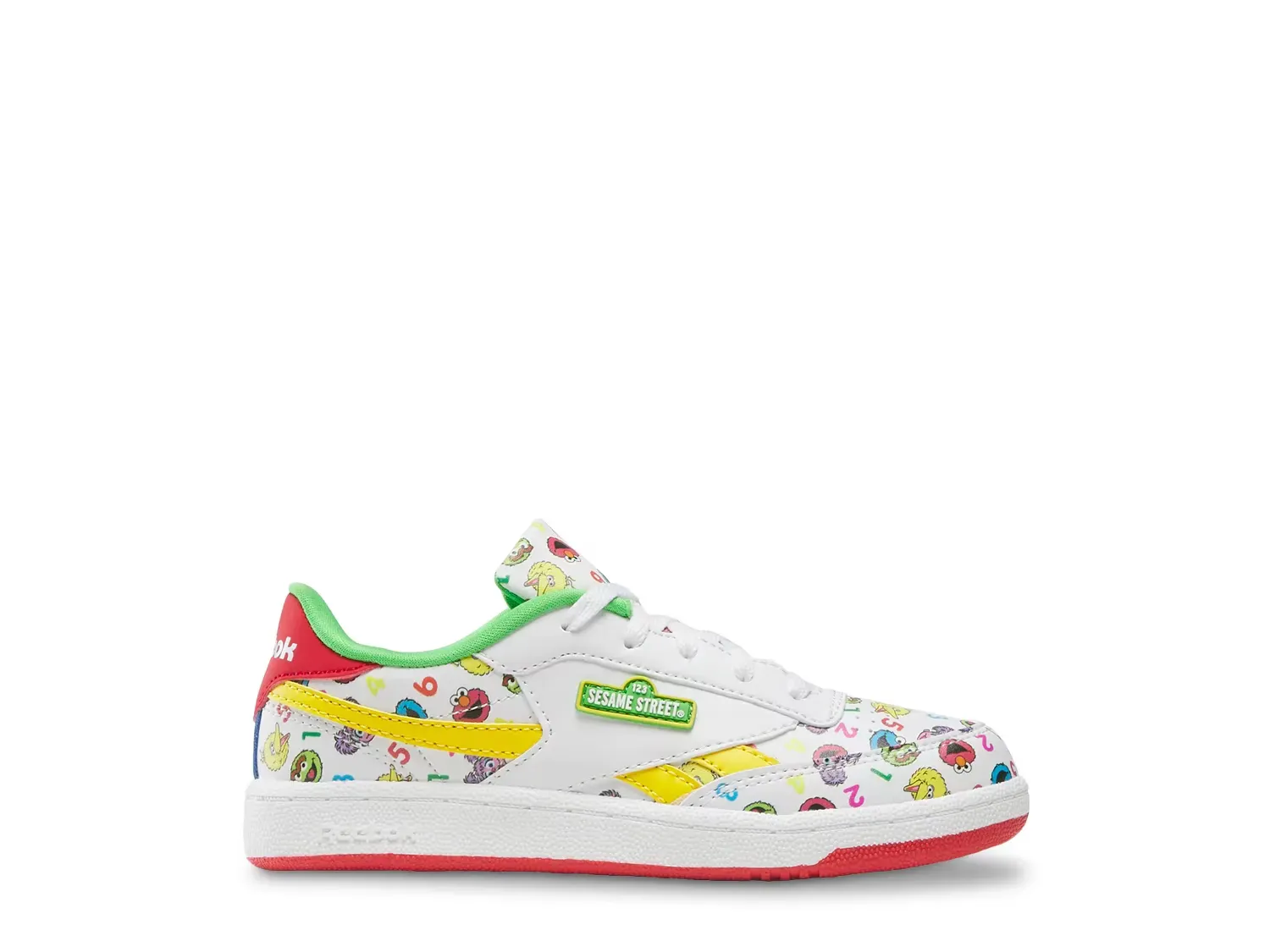 Кроссовки Sesame Street Club C Revenge - детские Reebok, White/Multicolor
Кроссовки Sesame Street Club C Revenge - детские Reebok, White/Multicolor