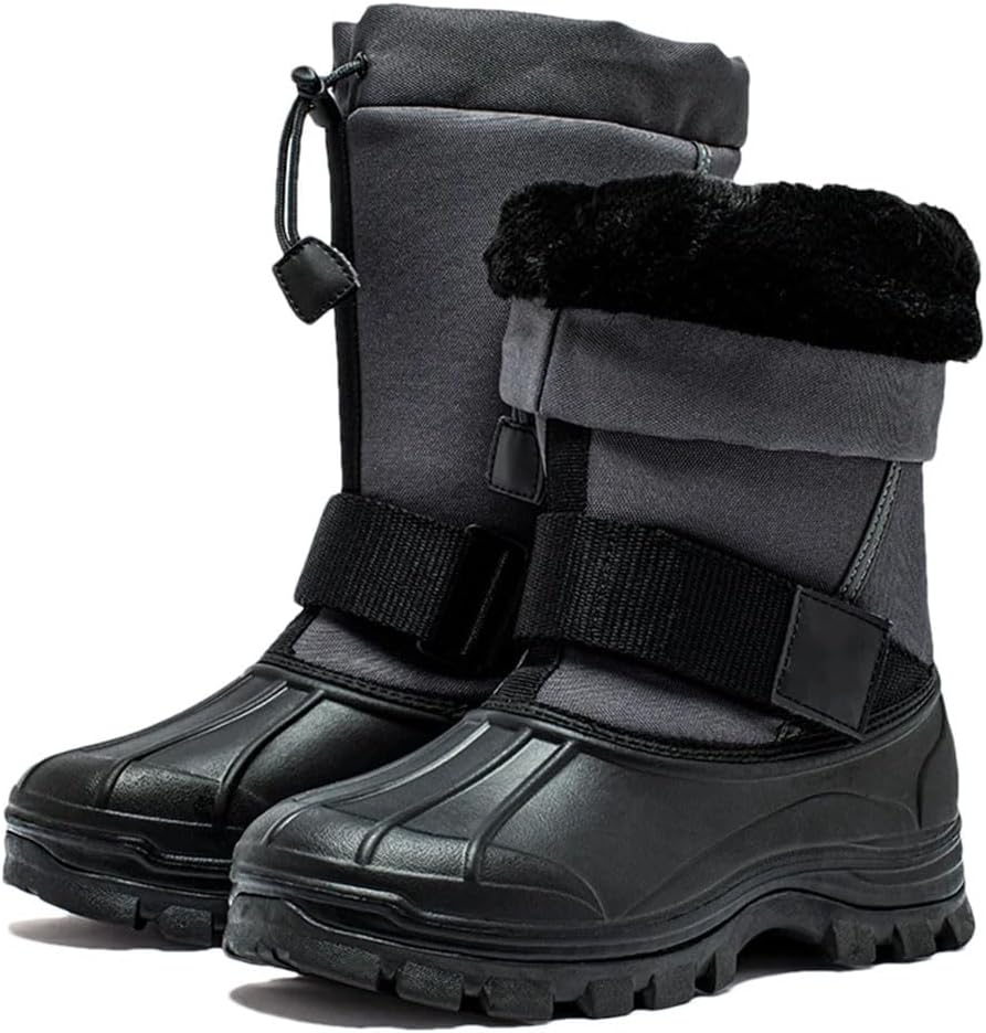 Мужские зимние ботинки с утеплителем, водонепроницаемые походные туфли для холодной погоды Generic, серый
Мужские зимние ботинки с утеплителем, водонепроницаемые походные туфли для холодной погоды Generic, серый