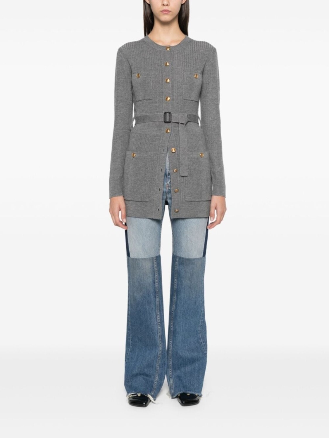 Джинсы Chloé с широкими штанинами, синий
Джинсы Chloé с широкими штанинами, синий