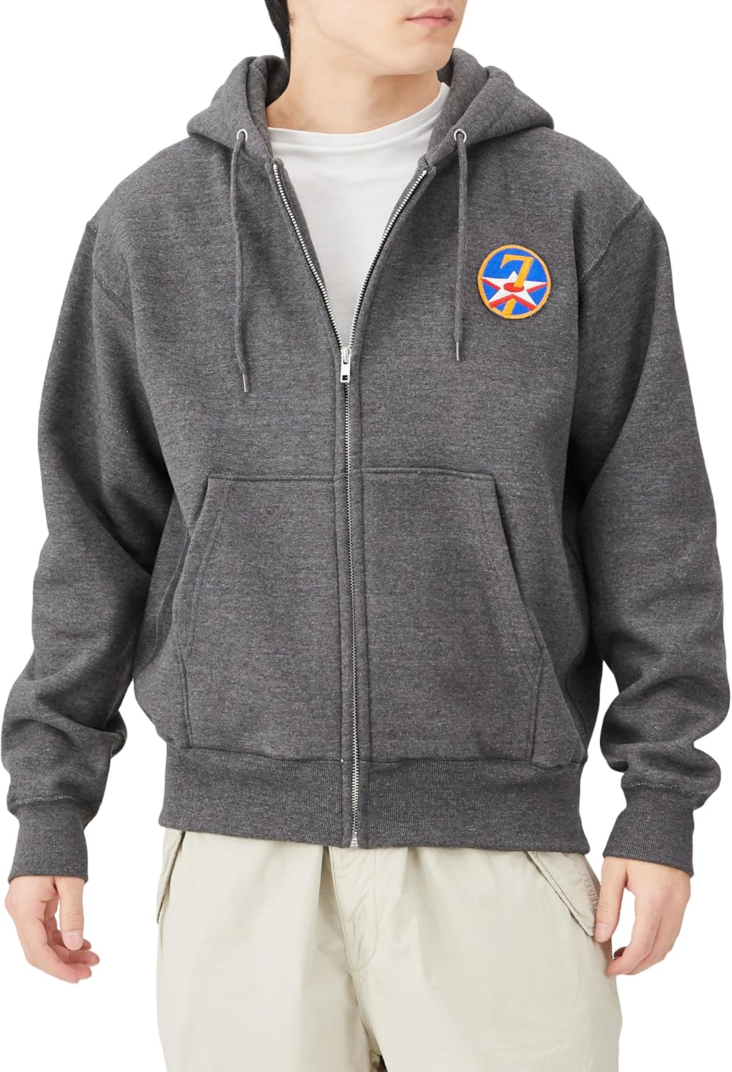 Толстовка с капюшоном в стиле F, нашивка с гербом армии США, флисовая подкладка, толстовка на молнии, цвет угольно-серый F-Style
Толстовка с капюшоном в стиле F, нашивка с гербом армии США, флисовая подкладка, толстовка на молнии, цвет угольно-серый F-Style