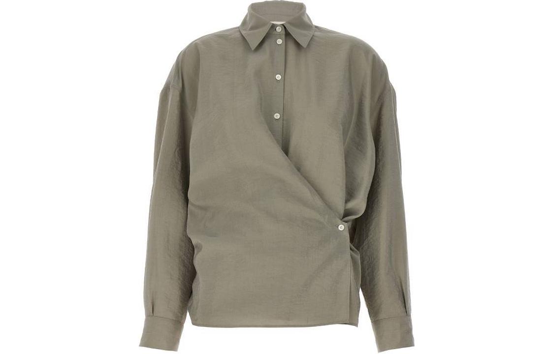 Прямой воротник скрученная рубашка 'Светлый туманный серый' Lemaire, Серый
Прямой воротник скрученная рубашка 'Светлый туманный серый' Lemaire, Серый