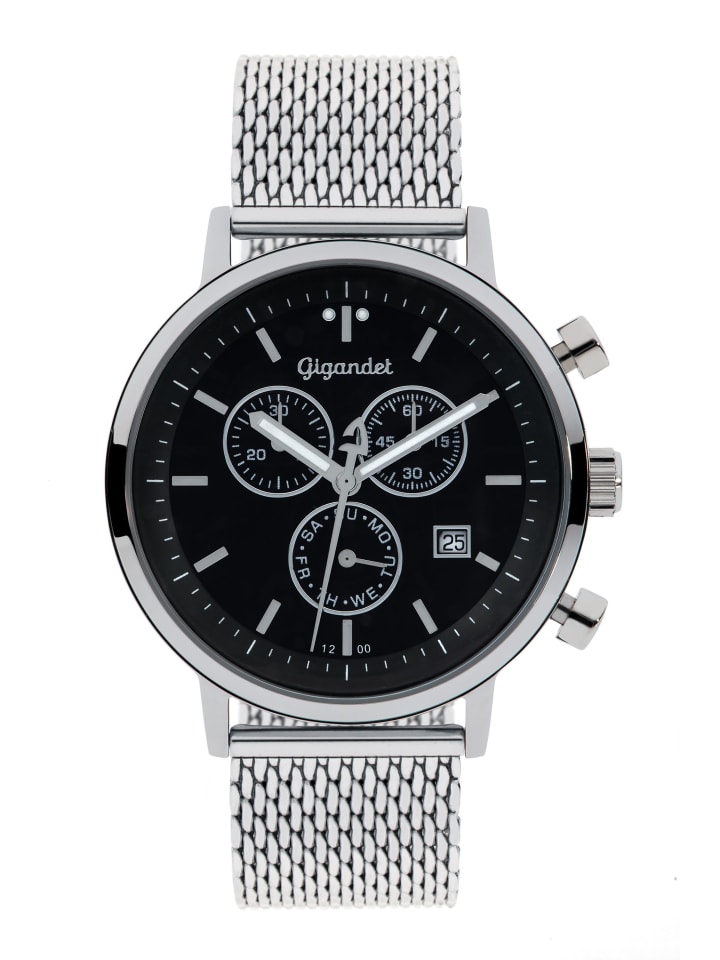 Gigandet Кварцевые часы "CLASSICO" в серебристо-черном цвете
Gigandet Кварцевые часы "CLASSICO" в серебристо-черном цвете