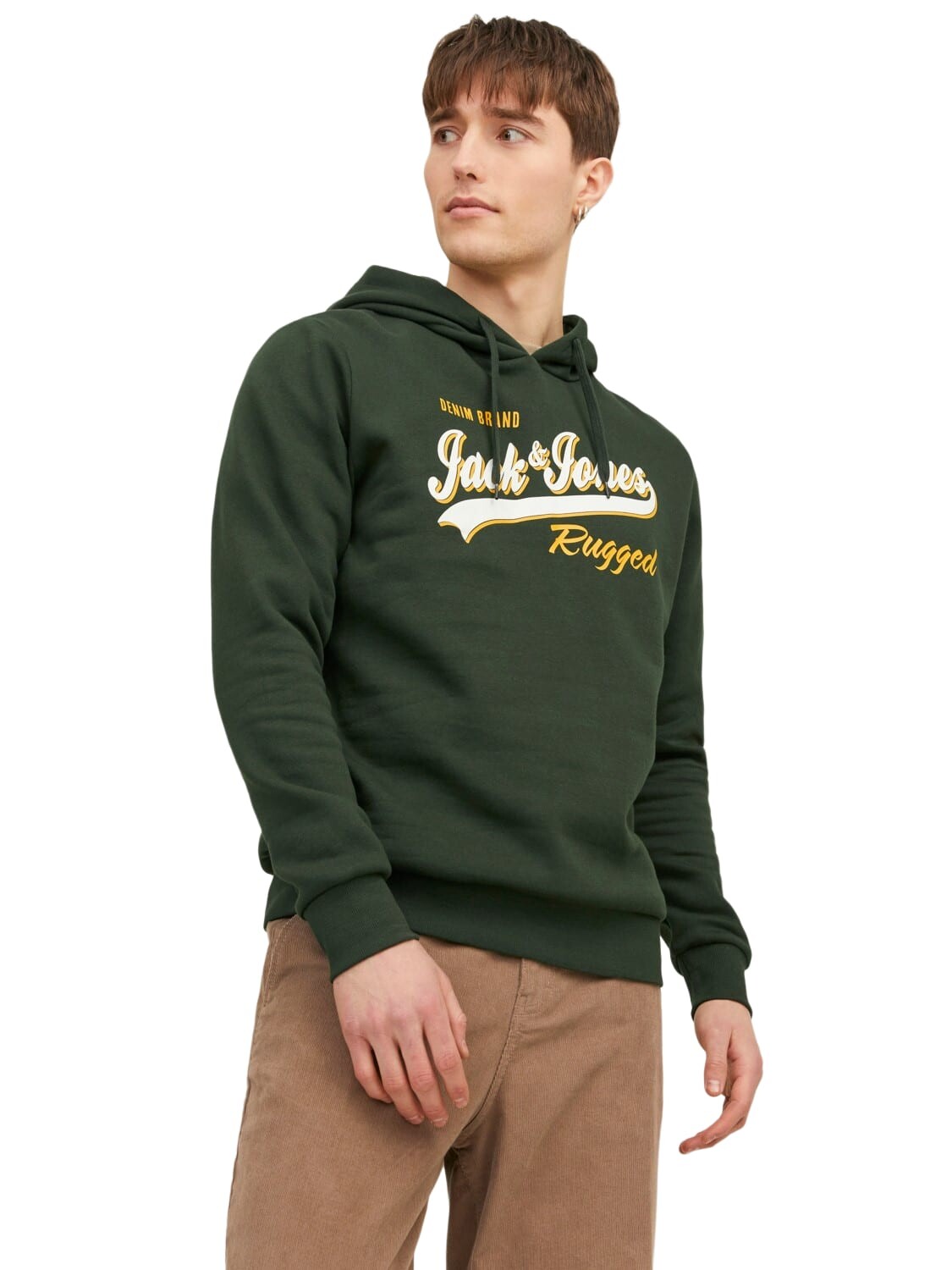 Толстовка Jack & Jones JJELOGO, зеленый 
Толстовка Jack & Jones JJELOGO, зеленый