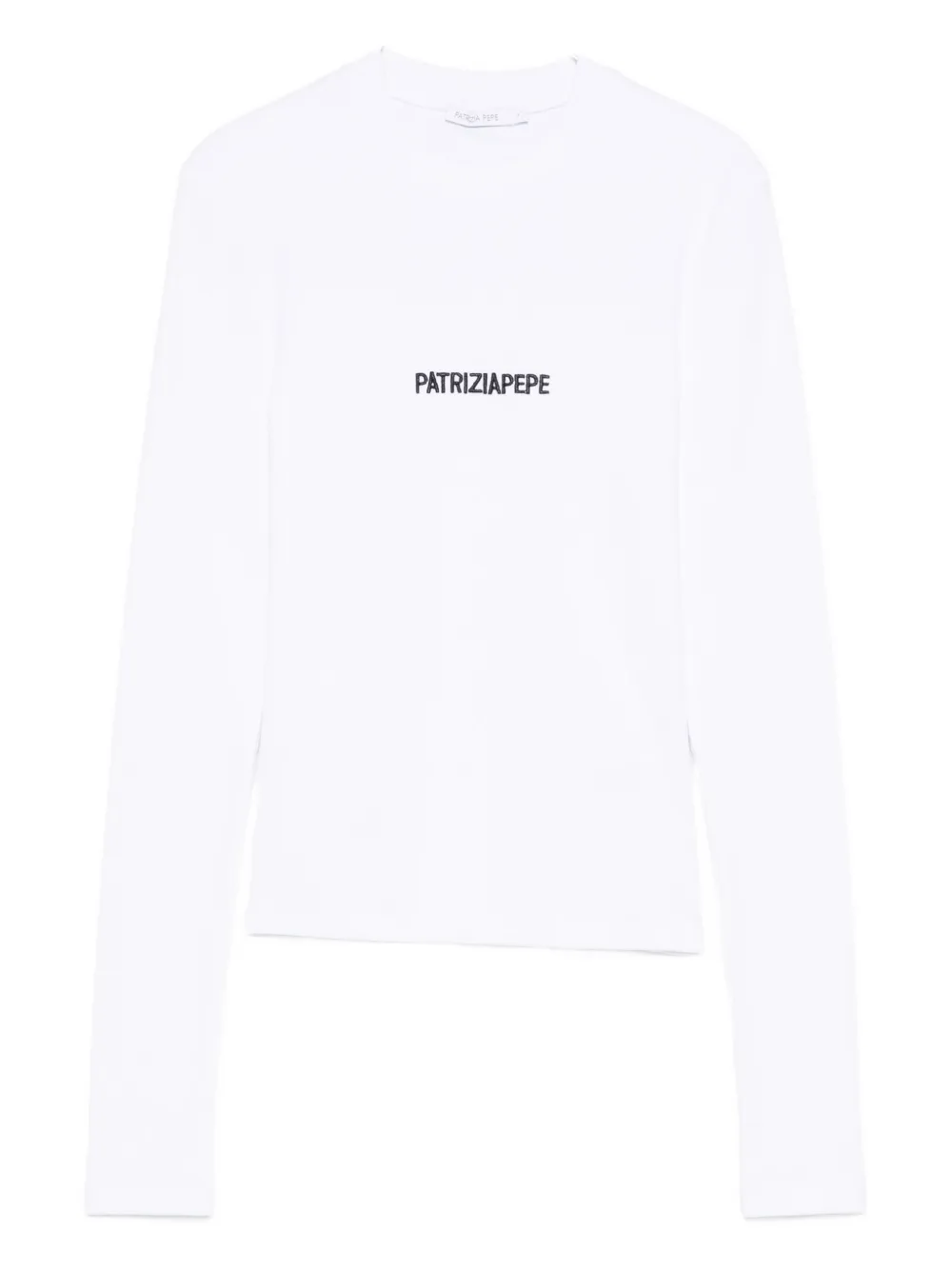 Футболка с длинными рукавами и вышитым логотипом Patrizia Pepe, белый
Футболка с длинными рукавами и вышитым логотипом Patrizia Pepe, белый
