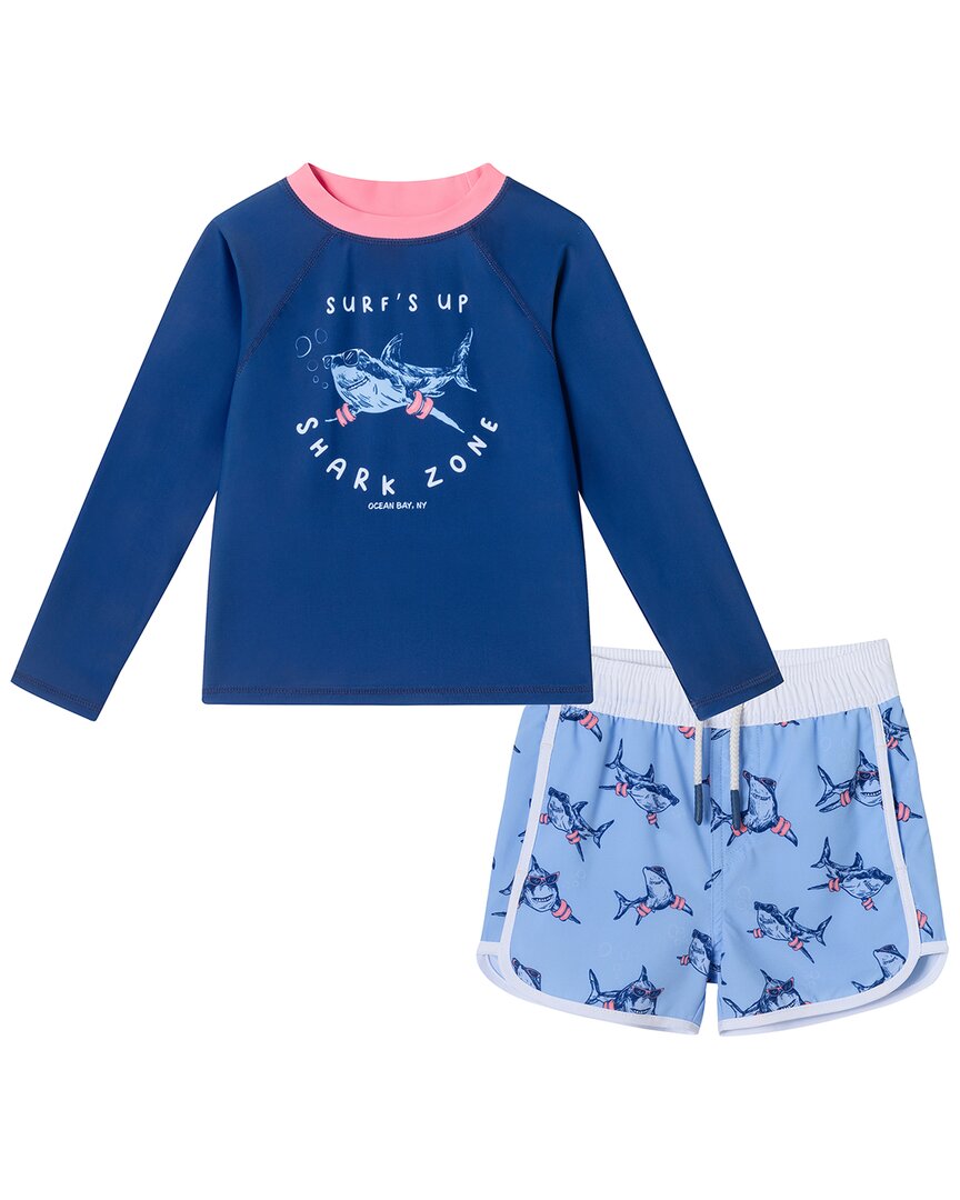 Комплект рашгарда и шорт Andy & Evan, синий
Комплект рашгарда и шорт Andy & Evan, синий