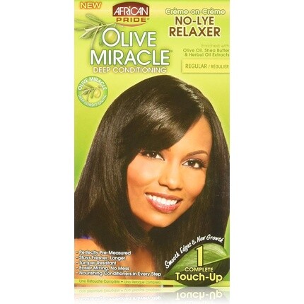 Набор для ретуши Olive Miracle Relaxer Regular African Pride
Набор для ретуши Olive Miracle Relaxer Regular African Pride
