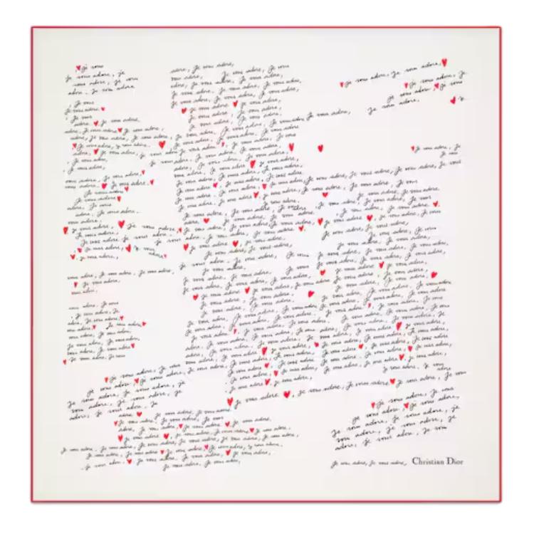 DIOR Шелковый шарф Mulberry Silk белый
DIOR Шелковый шарф Mulberry Silk белый