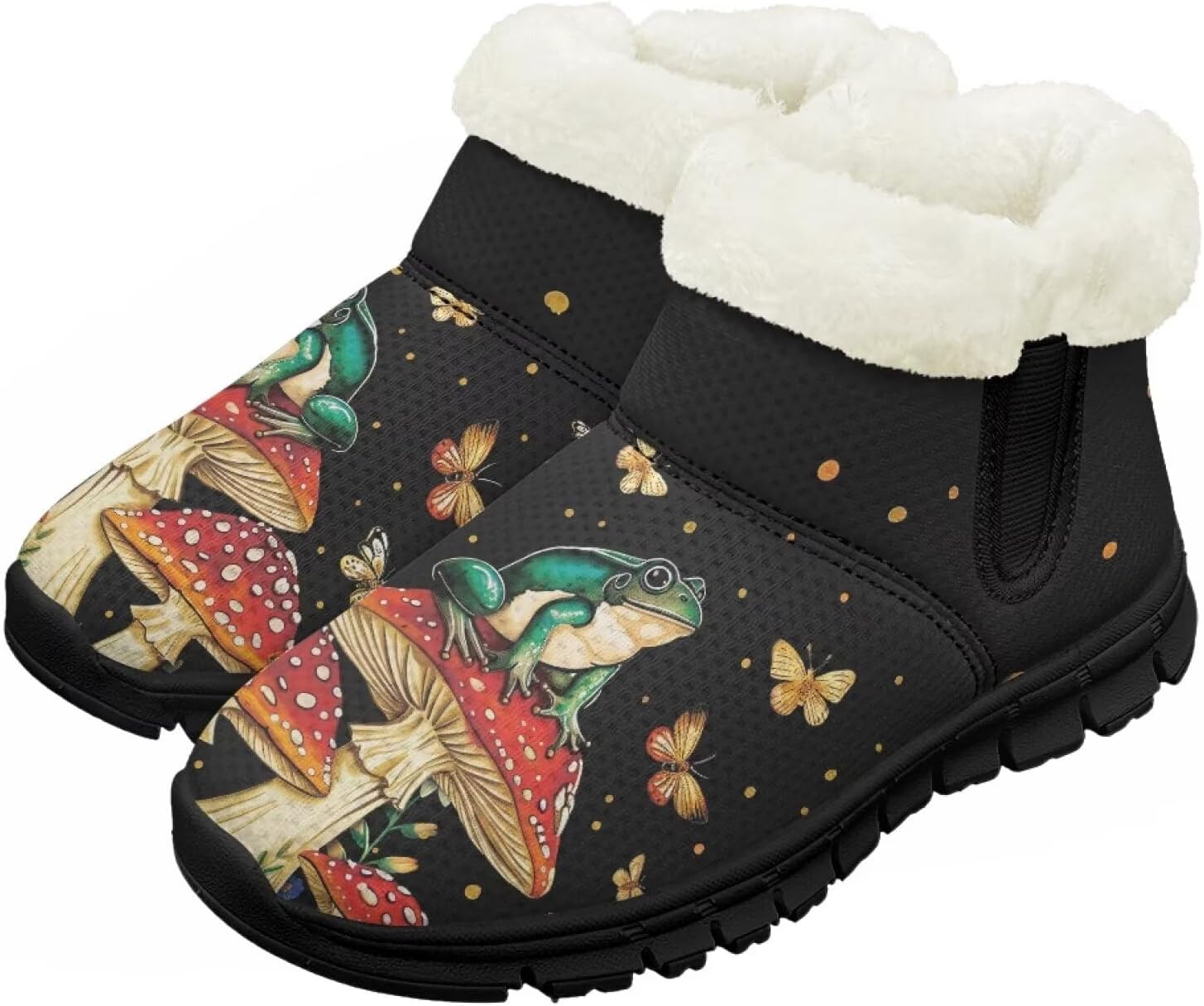 Зимние ботинки Chririnla для девочек и мальчиков, детские зимние сапожки для малышей, теплые обувь с меховой подкладкой, модные ботильоны, обувь с нескользящей подошвой, Mushroom Frog
Зимние ботинки Chririnla для девочек и мальчиков, детские зимние сапожки для малышей, теплые обувь с меховой подкладкой, модные ботильоны, обувь с нескользящей подошвой, Mushroom Frog