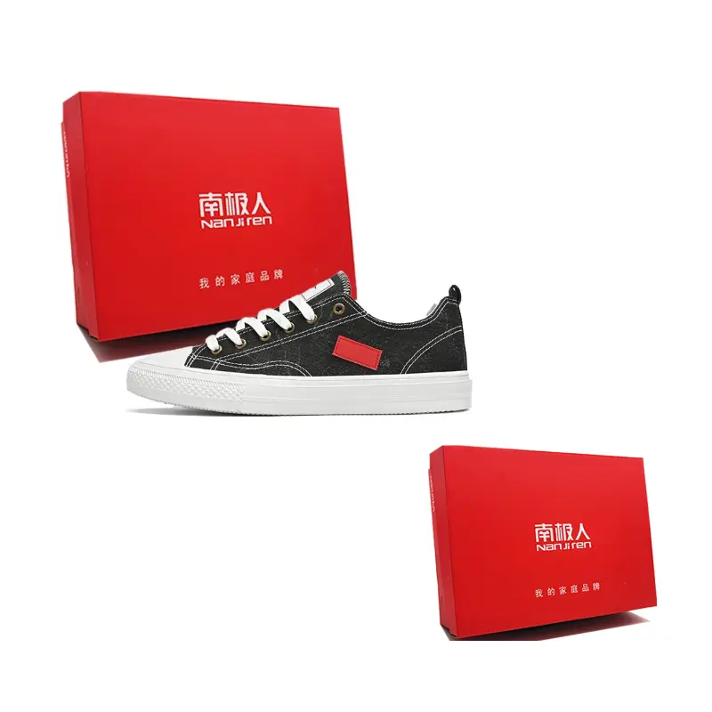 NANJIREN Мужские низкие кеды из холста черные, цвет Black
NANJIREN Мужские низкие кеды из холста черные, цвет Black