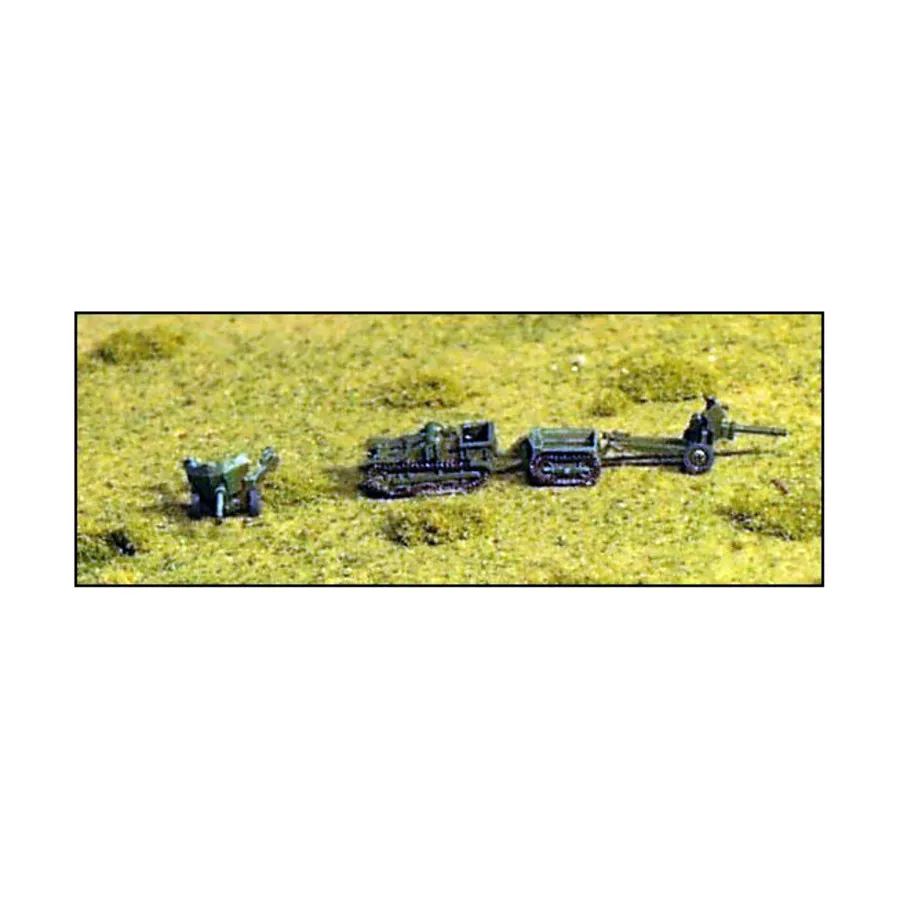 25-мм противотанковая пушка, WWII Micro Armour - French - Artillery (1:285)
25-мм противотанковая пушка, WWII Micro Armour - French - Artillery (1:285)