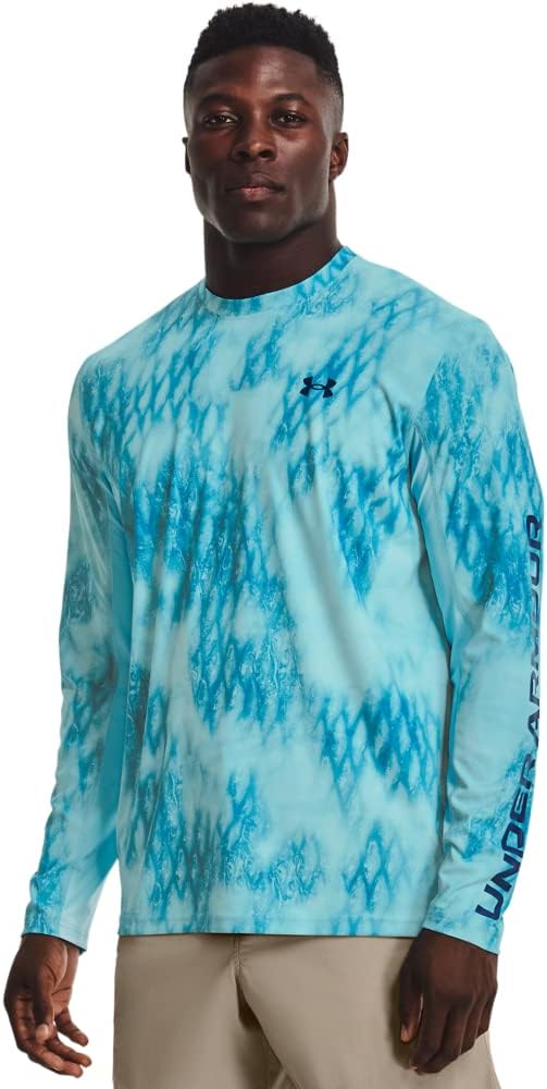 Мужская камуфляжная футболка Under Armour Iso-chill Shore Break, Fresco Blue (481)/Black
Мужская камуфляжная футболка Under Armour Iso-chill Shore Break, Fresco Blue (481)/Black
