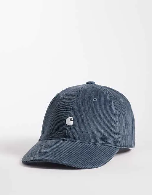 Пыльно-синяя вельветовая кепка Carhartt WIP harlem
Пыльно-синяя вельветовая кепка Carhartt WIP harlem