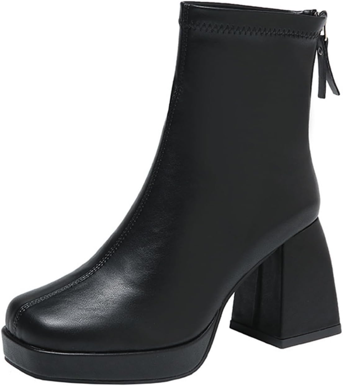 Женские ботильоны с квадратным носком на высокой толстой подошве, короткие ботинки на каблуке, удобные, вечерние и повседневные, с платформой и боковой молнией Movnebyro, черный
Женские ботильоны с квадратным носком на высокой толстой подошве, короткие ботинки на каблуке, удобные, вечерние и повседневные, с платформой и боковой молнией Movnebyro, черный