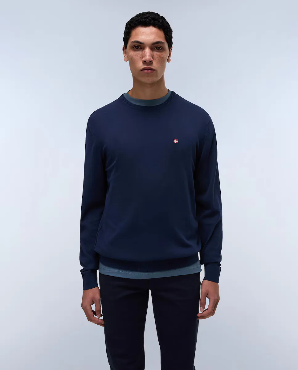 Мужской джемпер Decatur с круглым вырезом Napapijri, темно-синий
Мужской джемпер Decatur с круглым вырезом Napapijri, темно-синий