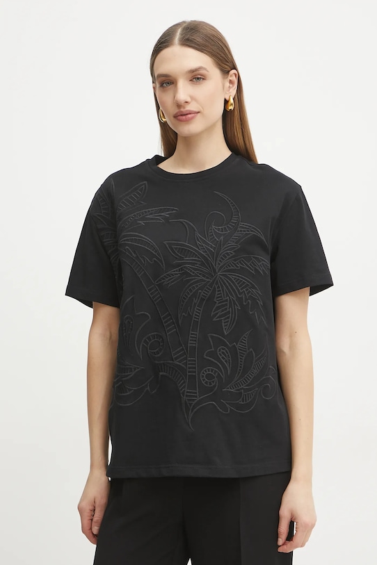 Хлопковая футболка PADER Silvian Heach, черный
Хлопковая футболка PADER Silvian Heach, черный