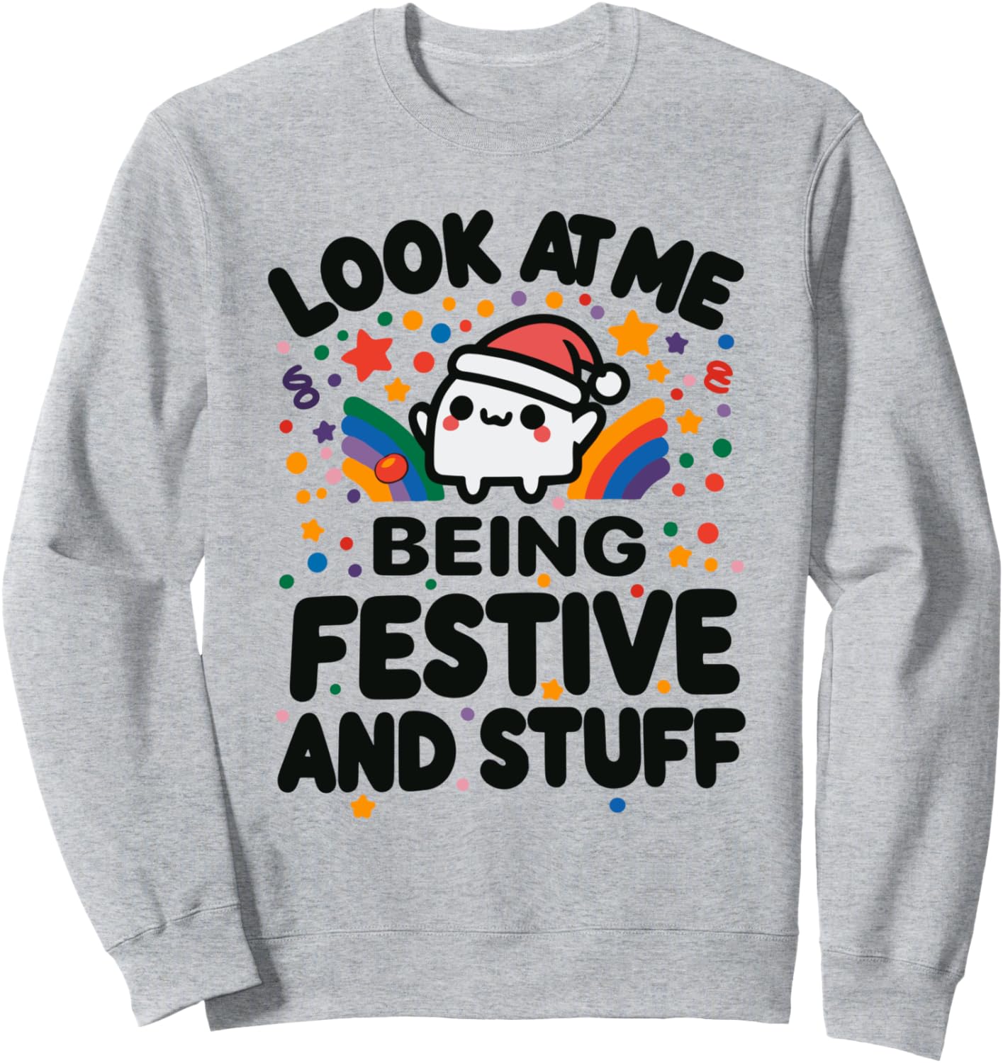 Рождественская толстовка с надписью Праздники. Посмотрите на меня, я такой праздничный и все такое Festive Christmas Party Designs X-Mas Christians, серый
Рождественская толстовка с надписью Праздники. Посмотрите на меня, я такой праздничный и все такое Festive Christmas Party Designs X-Mas Christians, серый