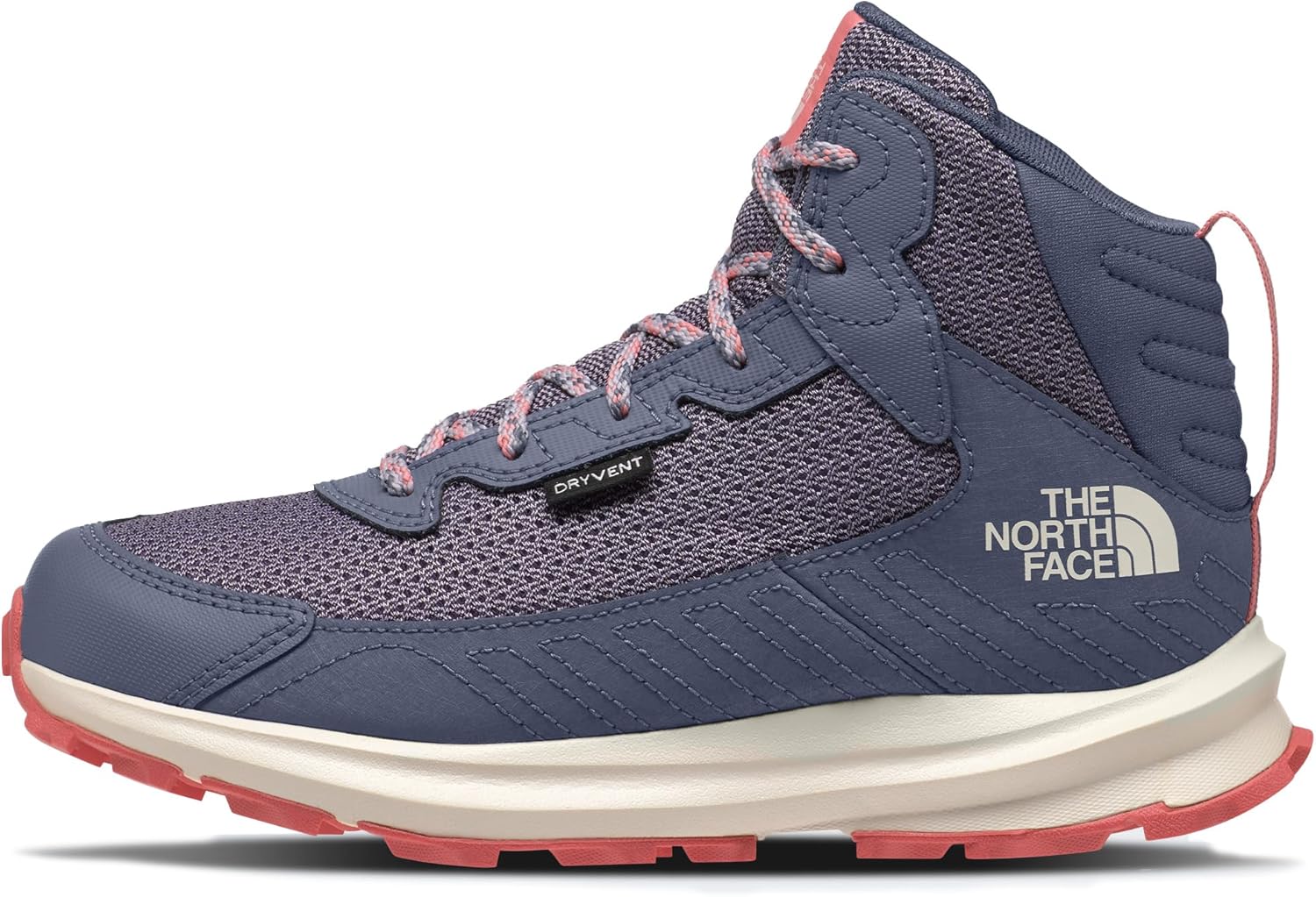 Водонепроницаемые детские кроссовки THE NORTH FACE Fastpack Hiker Mid, Мидсоль Rockered EVA, резиновая подошва с хорошим сцеплением, сиреневый
Водонепроницаемые детские кроссовки THE NORTH FACE Fastpack Hiker Mid, Мидсоль Rockered EVA, резиновая подошва с хорошим сцеплением, сиреневый