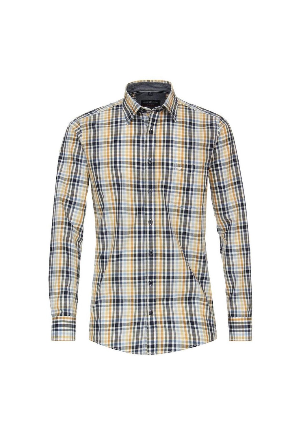 Мужская повседневная рубашка в клетку повседневного кроя CASAMODA, желтый
Мужская повседневная рубашка в клетку повседневного кроя CASAMODA, желтый