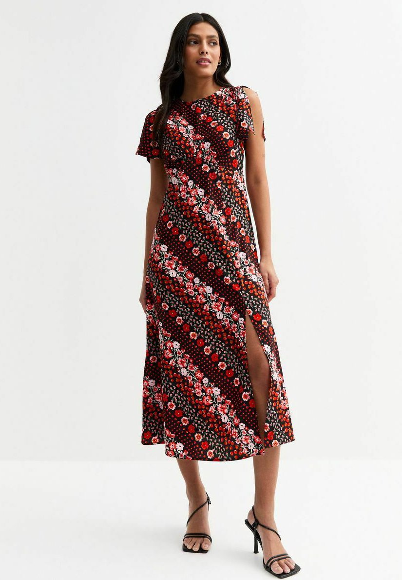 Повседневное платье FLORAL APPLE PRINT FLUTTER SLEEVE MIDI New Look, черный
Повседневное платье FLORAL APPLE PRINT FLUTTER SLEEVE MIDI New Look, черный