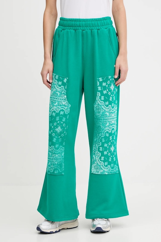 Хлопковые спортивные штаны Puma, зеленый
Хлопковые спортивные штаны Puma, зеленый