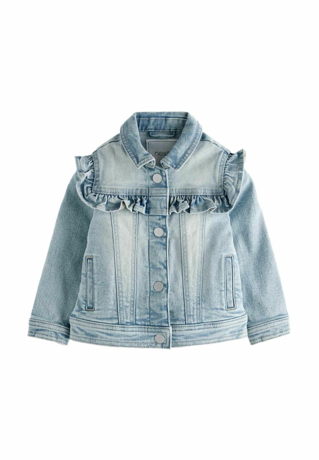 Джинсовая куртка FRILL SHOULDER REGULAR FIT Next, цвет mid blue
Джинсовая куртка FRILL SHOULDER REGULAR FIT Next, цвет mid blue