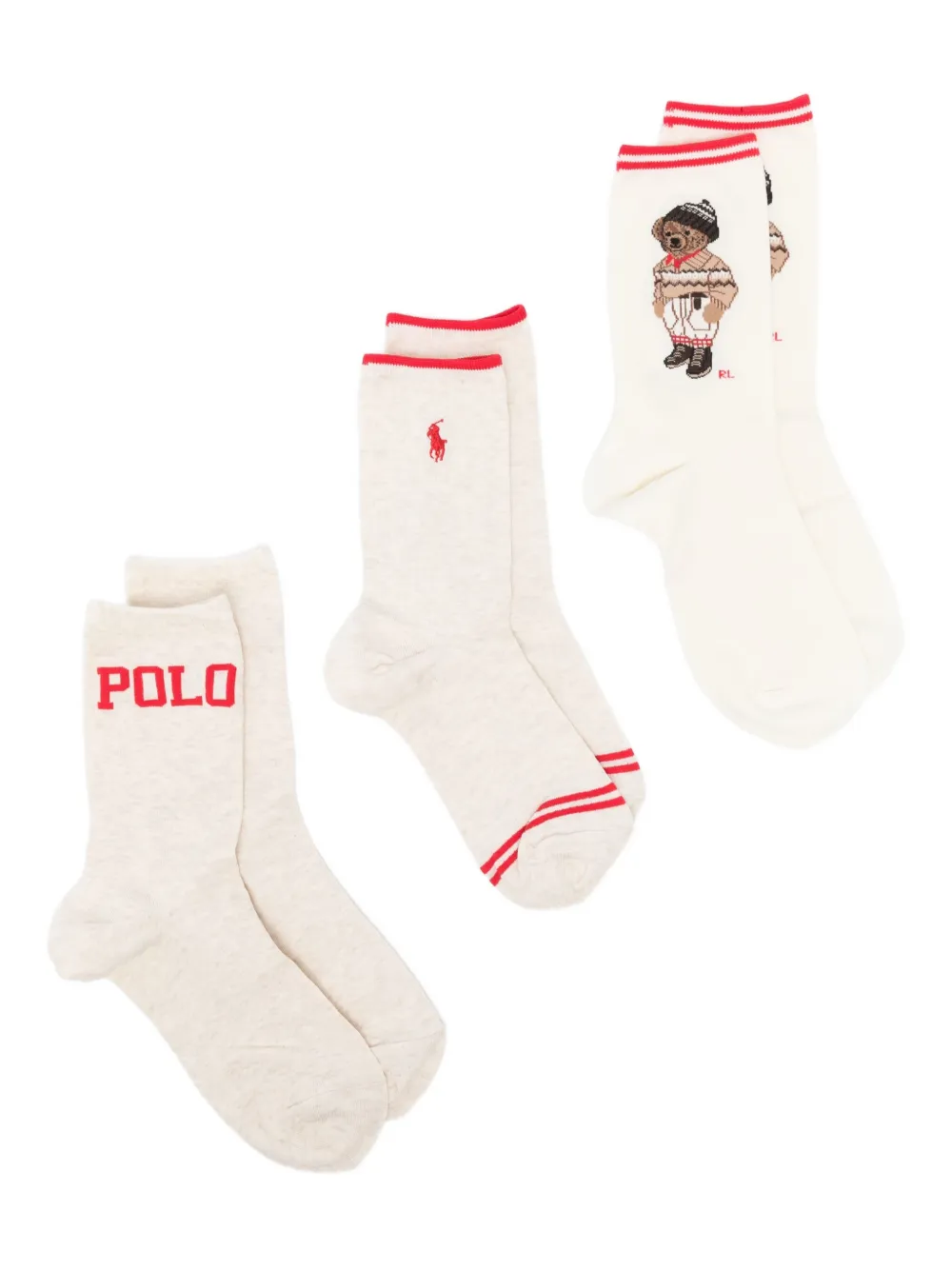 Носки с интарсией Polo Bear (набор из трех пар) Polo Ralph Lauren, нейтральный
Носки с интарсией Polo Bear (набор из трех пар) Polo Ralph Lauren, нейтральный