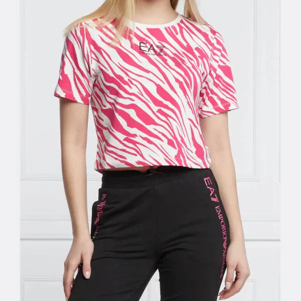 Укороченная футболка Ea7, фуксия
Укороченная футболка Ea7, фуксия