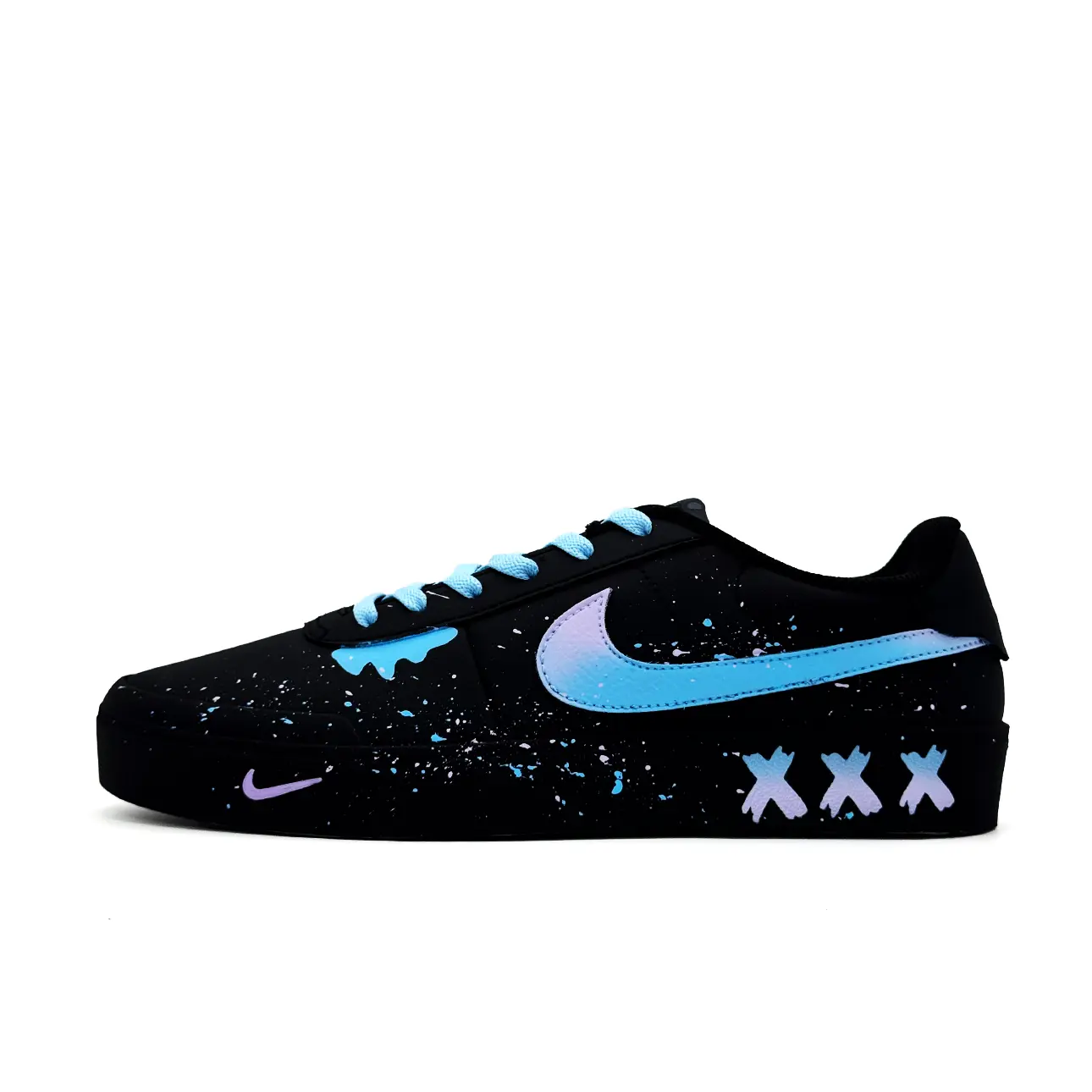Nike Кроссовки для скейтбординга мужские light blue low top, устойчивые к истиранию, с покрытием court shot ink night iridescent
Nike Кроссовки для скейтбординга мужские light blue low top, устойчивые к истиранию, с покрытием court shot ink night iridescent