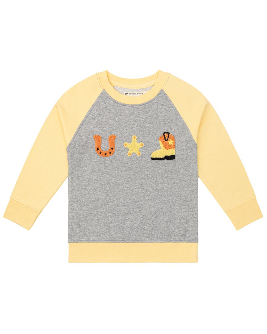 Свитшот с вышитым круглым вырезом Monica + Andy, мультиколор
Свитшот с вышитым круглым вырезом Monica + Andy, мультиколор